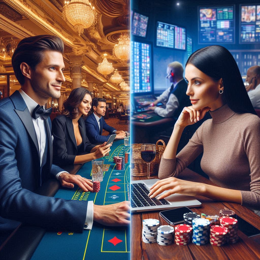 Comparing Online Casinos and Land-based Casinos